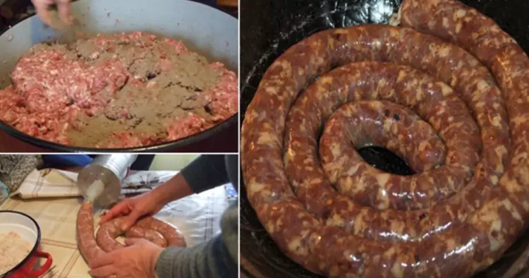 Cârnați tradiționali de casă, rețeta originală