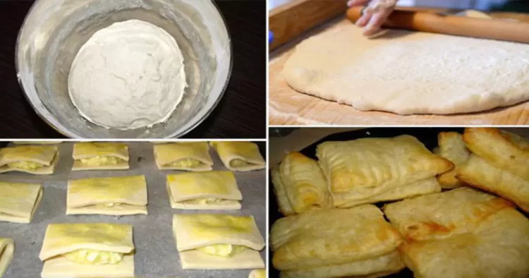 Pateuri de casă umplute cu brânză