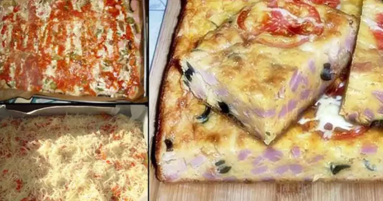 Pizza de casă fără blat