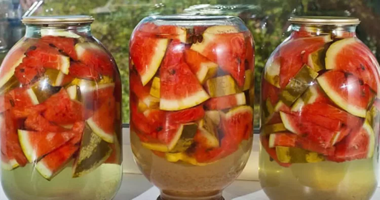Cea mai simplă reţetă de pepene murat la borcan! Vezi cum prepară o gospodină adevărată acest fruct atât de bun!