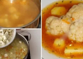 Supă de roșii cu găluște de post