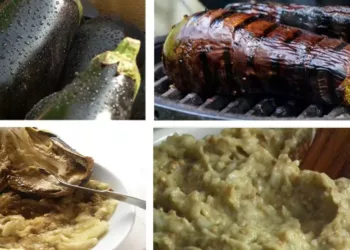 Greșeala pe care o faci când prepari salată de vinete. Cum se coc corect vinetele pentru o salată pufoasă și dulce