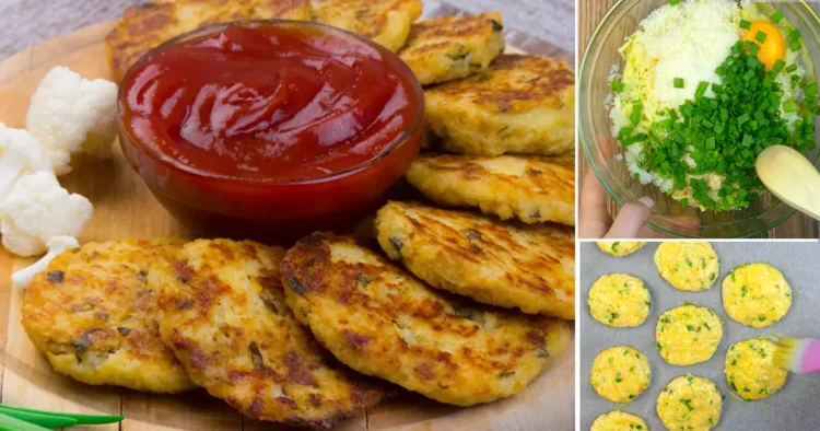 Pârjoale delicioase cu cașcaval și conopidă. O rețetă perfectă pentru micul dejun