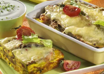 Lasagna umplută cu bunătăți. Un deliciu pe care toată familia îl adoră