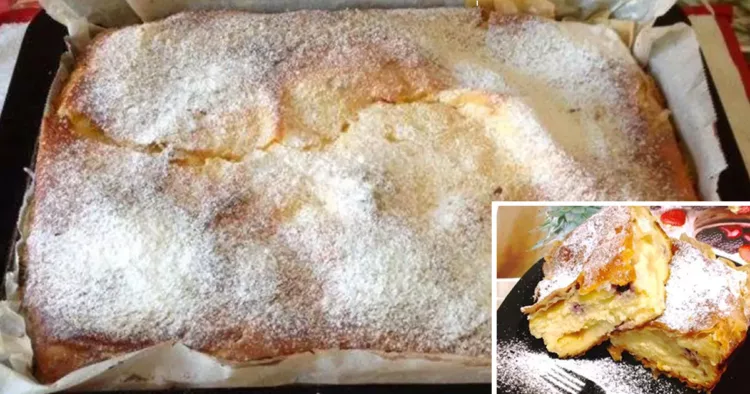 Plăcinta cu iaurt și afine