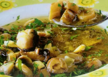 Ciorbă de ciuperci cu dovlecei și hrișcă, o ciorbă sănătoasă și consistentă pentru perioada postului