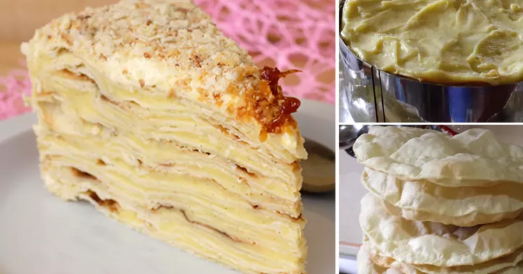 Tort Napoleon, un tort deosebit pe care l-am avut prima dată la nunta mea. Am aflat rețeta și acum îl prepar acasă. Delicios!