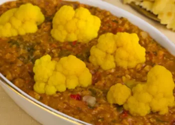 Linte cu conopidă, o rețetă foarte sănătoasă de post, gătită fără untdelemn, doar din ingrediente naturale