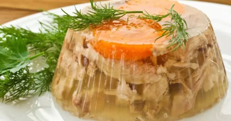 Piftie tradițională pentru masa de Crăciun