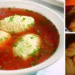 Supă de roșii cu găluște de post