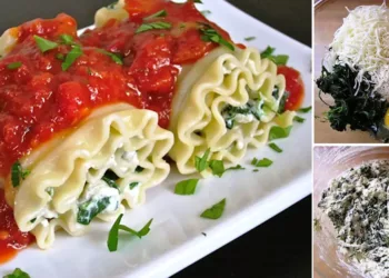 Lasagna cu spanac și brânză ricotta, un preparat excelent pentru orice moment
