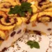 Tort răsturnat cu aluat cu dulceață și budincă. O bunătate!
