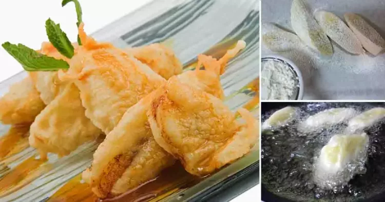 Banana tempura, desertul preferat al japonezilor. Este de post și are un gust extraordinar. Ți-o iau razna papilele gustative