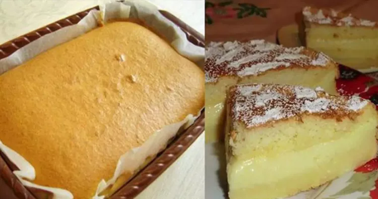 Tort inteligent, prăjitura cu cea mai cremoasă umplutură. Simți că nu te poți opri