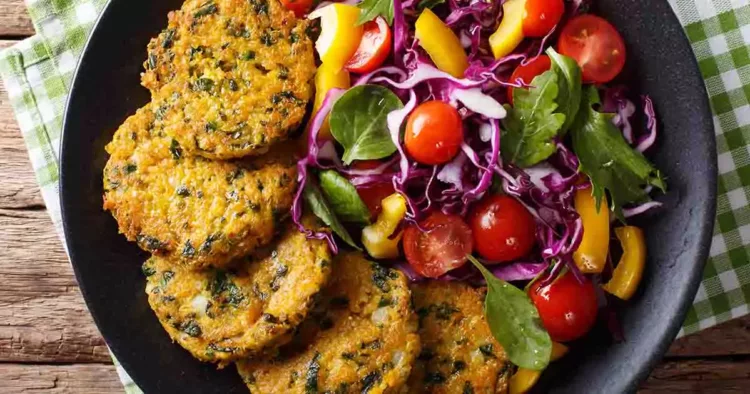 Burgeri de post din năut, spanac și ceapă. Un prânz de post extrem de sănătos și gustos!