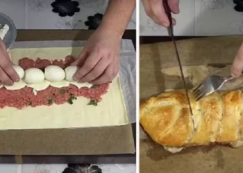 Rulada care va face furori de Paște. Cum se prepară această ruladă delicioasă cu carne și ouă