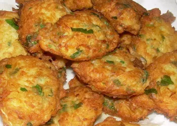 Chifteluțe de pește cu usturoi verde