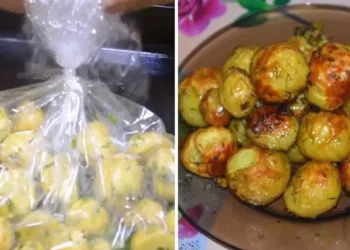 Cum se prepară cartofii noi la pungă, o rețetă delicioasă care te scapă de orice problemă