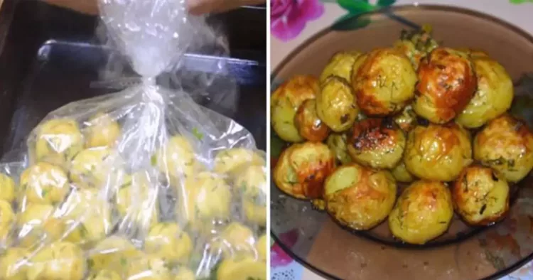 Cum se prepară cartofii noi la pungă, o rețetă delicioasă care te scapă de orice problemă