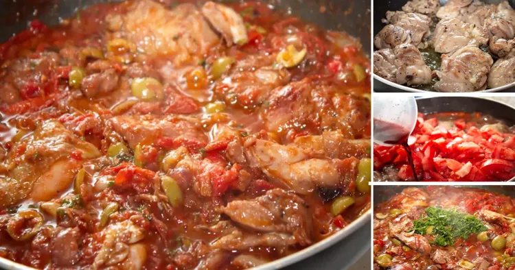 Ghiveci de legume cu piept de pui