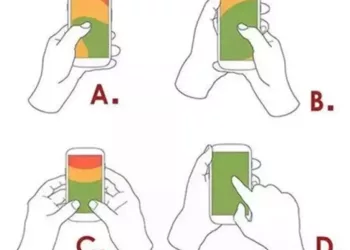 Cum ții telefonul în acest moment? Iată ce spune asta despre tine: