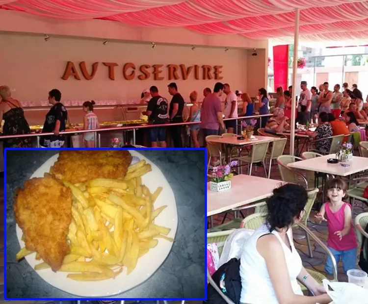 De necrezut! Câți lei a dat o turistă pe un șnițel cu cartofi prăjiți, la „împinge tava” în Mamaia