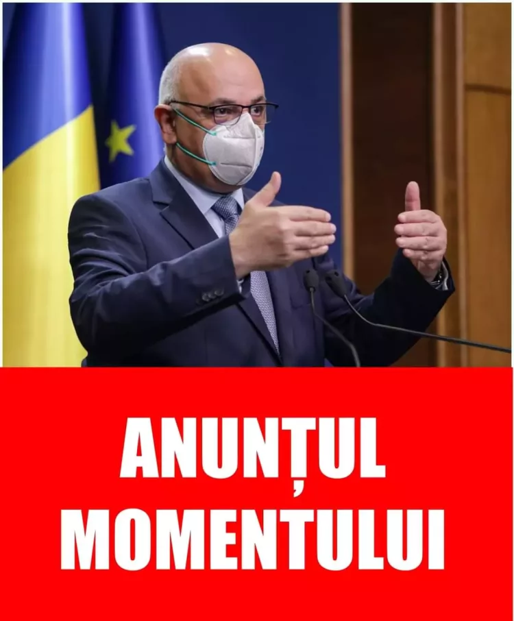 Raed Arafat a făcut ANUNȚUL MOMENTULUI!   Nimeni nu se aștepta la asta! Vești de ULTIMA ORĂ despre restricții