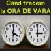 Când trece România la ora de vară în 2022? Ceasul se dă înapoi cu o oră