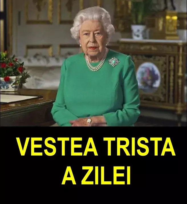 Veste Trista a Zilei! Din pacate este vorba de Regina Elisabeta a II-a…
