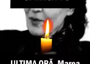 ULTIMA ORĂ. Marea noastră artistă a murit