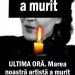 ULTIMA ORĂ. Marea noastră artistă a murit