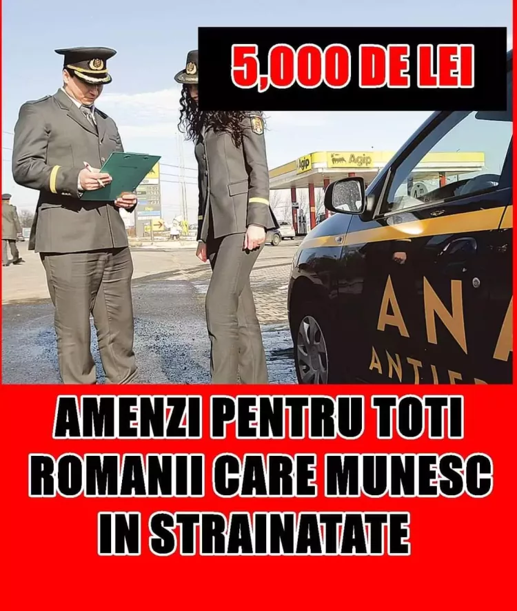 AMENZI pentru TOȚI românii care MUNCESC în străinătate. Anunțul OFICIAL de la FISC a fost făcut de curând