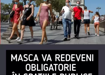 Pandemia de Covid se întoarce. Masca va redeveni OBLIGATORIE în spaţiile publice