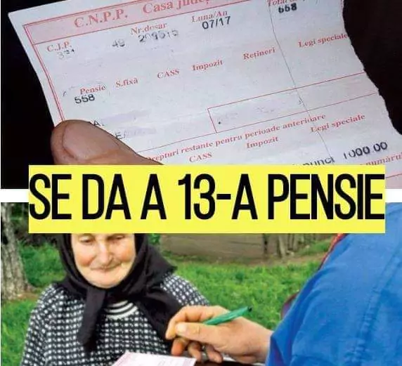 Anunțul momentului pentru mii de pensionari! A 13-a pensie cine va beneficia de ea
