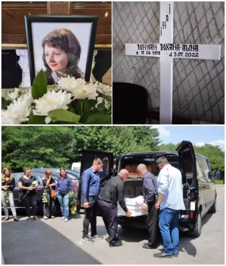 Roxana Donișan, românca ucisă de rechin , condusă pe ultimul drum! Gestul făcut de părinți când au ajuns în fața sicriului