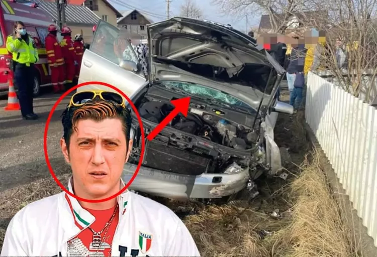 Giani din Las Fierbinți a făcut accident