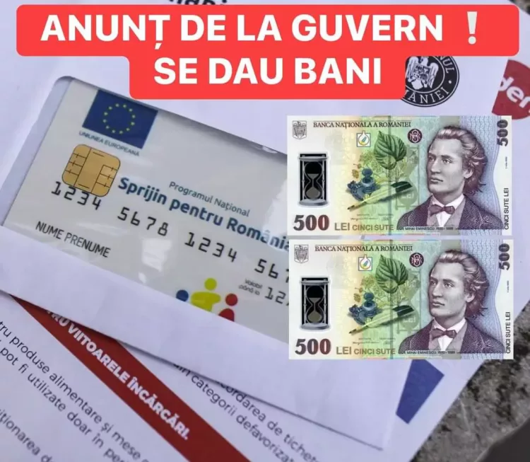 Românii cu venituri mici vor primi 1.000 de lei de la stat. Anunțul făcut de Guvernul României