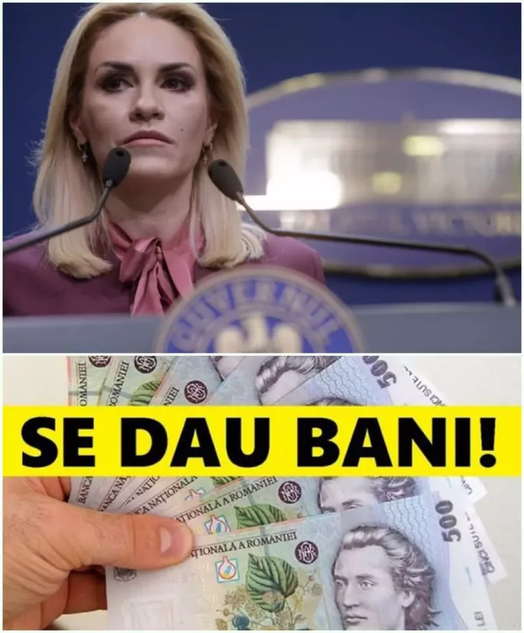 Gabriela Firea a făcut ANUNȚUL! Cine va primi 2000 de lei în plus de la stat! Banii intră pe card!