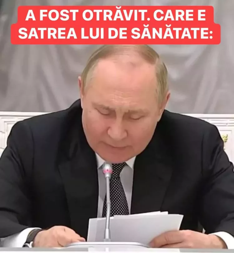Vladimir Putin, otrăvit !! Detalii de ultimă oră despre starea de sănătate a liderului de la Kremlin. Totul s-a intamplat acum