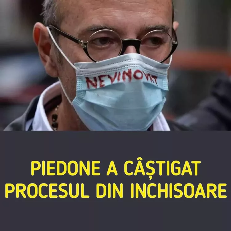 Piedone a câștigat procesul din închisoare. Ce a decis instanţa şi ce trebuie să facă statul român