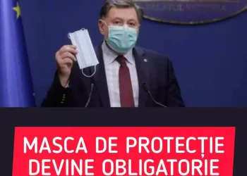 Masca de protecție revine. Ministrul Sănătății a anunțat unde trebuie purtată obligatoriu