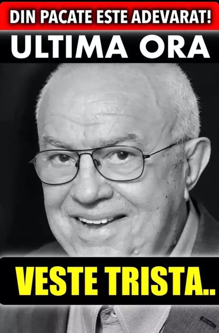 Vești triste despre Alexandru Arșinel. Băiatul lui a făcut anunțul dureros: „Tata meu a