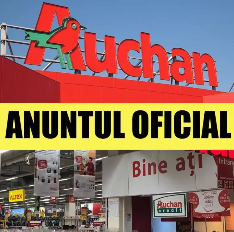 Auchan Romania a facut anuntul. Toti clientii trebuie sa stie.