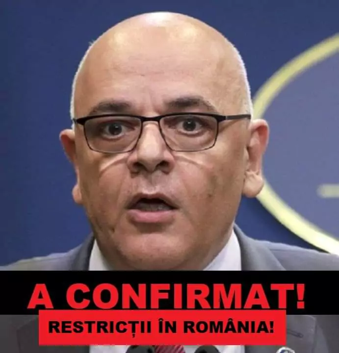ULTIMA ORĂ! Raed Arafat a făcut anunțul! Noi restricții în România!Anunţ despre valul