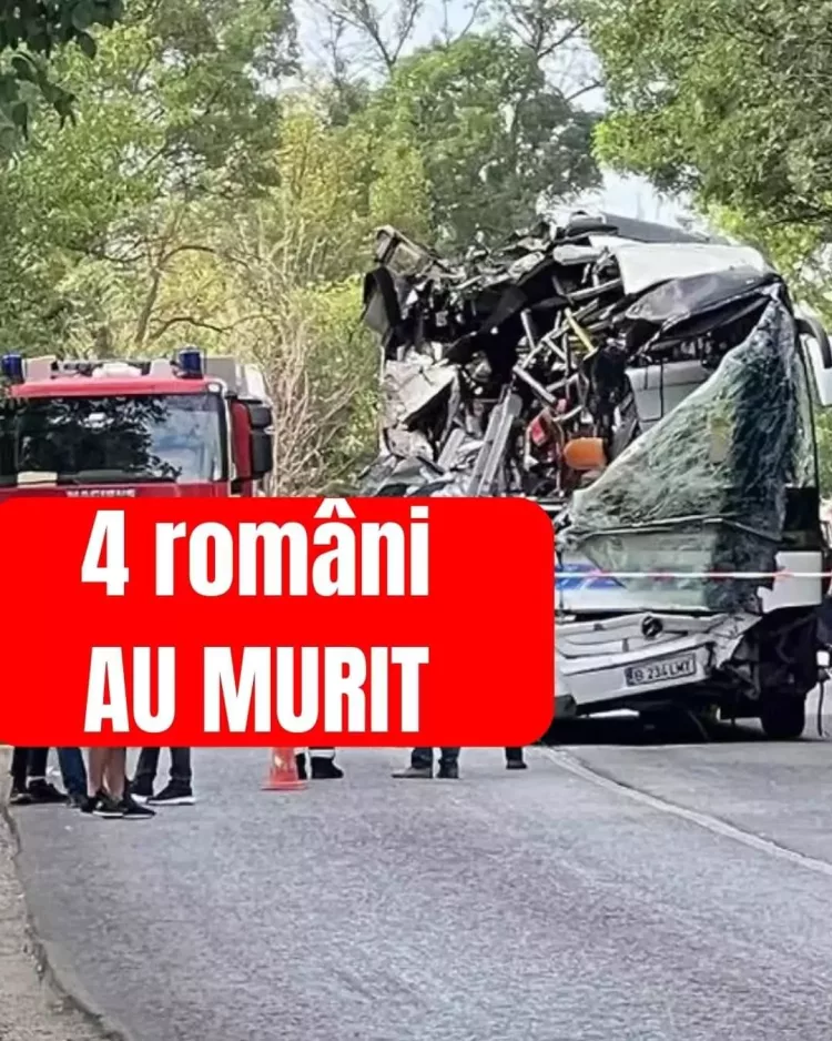 ACCIDENT TRAGIC cu 25 de români implicați. Patru dintre ei au murit