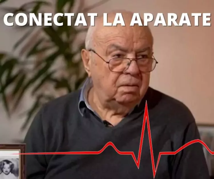 Alexandru Arșinel a fost conectat la aparate