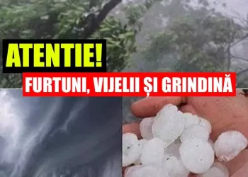 ALERTA metro de vijelii puternice in toate aceste judete! ANM a emis COD PORTOCALIU la inceput de saptamana!