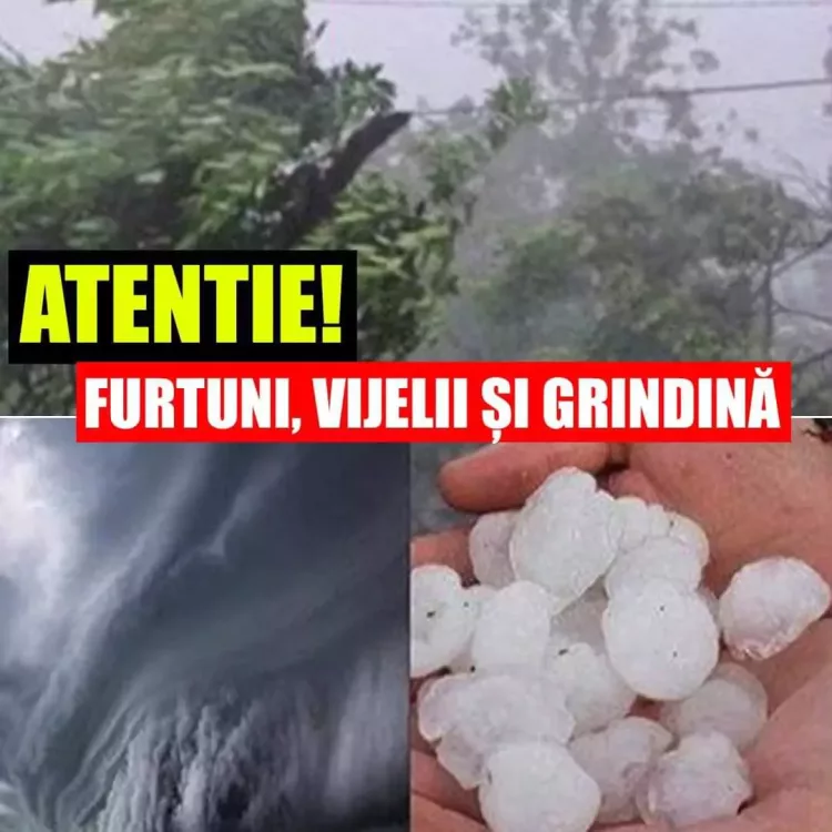 ALERTA metro de vijelii puternice in toate aceste judete! ANM a emis COD PORTOCALIU la inceput de saptamana!
