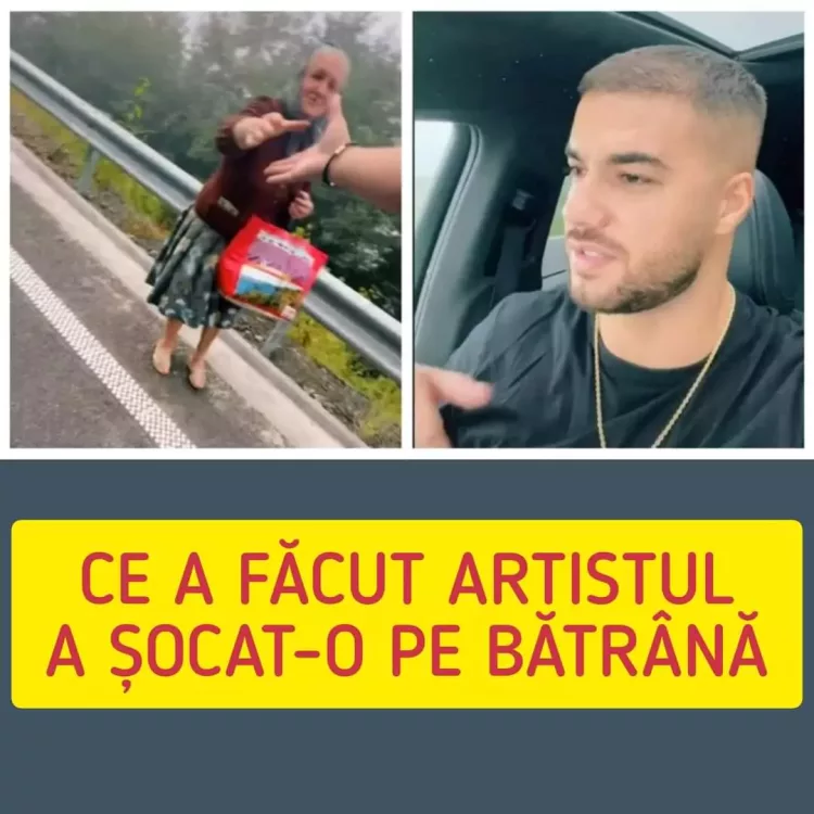 Culiță Sterp a văzut o bătrână la marginea drumului, care avea nevoie de ajutor pentru a ajunge la piață. Ce a făcut artistul, însă, a șocat-o: „Doamne!”