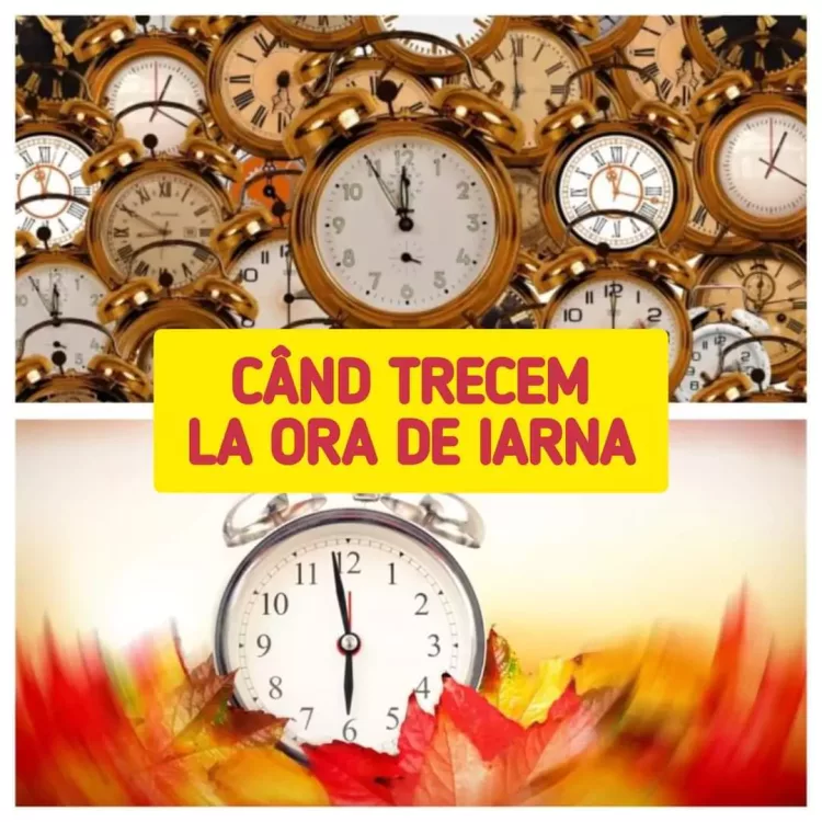 SE SCHIMBĂ ORA în România! Când trecem la ORA DE IARNĂ în 2022. Informație pentru toți ROMÂNII